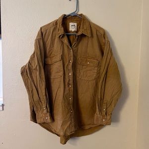 Aerie Mustard Buttondown